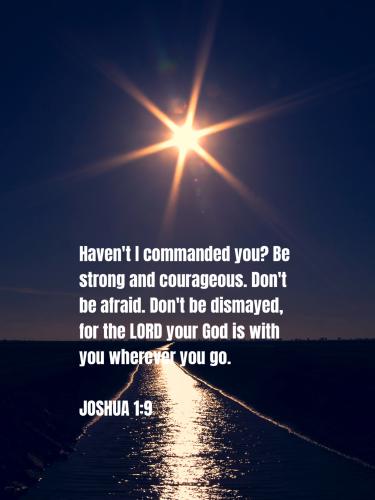 FAITH - Joshua 1.9