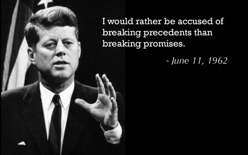 JFK PROMISES