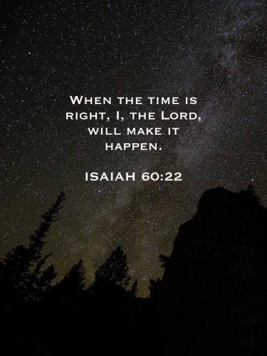 FAITH - Isaiah 60.22