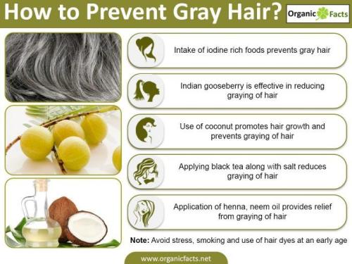 Prevent Gray hair - grey hair reversal tips