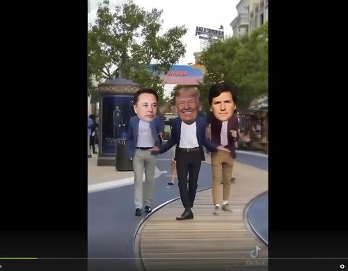 President Trump - Elon Musk - Tucker Carlson Dancing