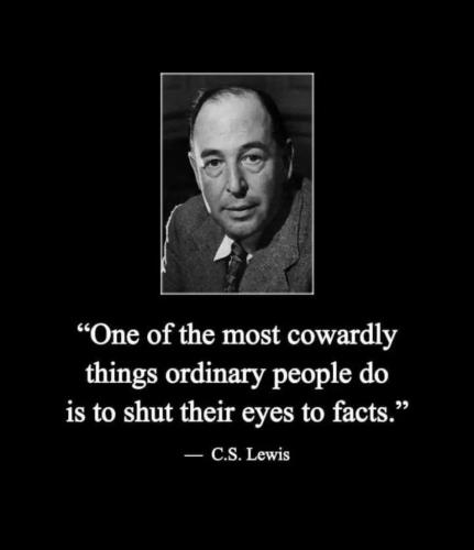 CS lewis on facts