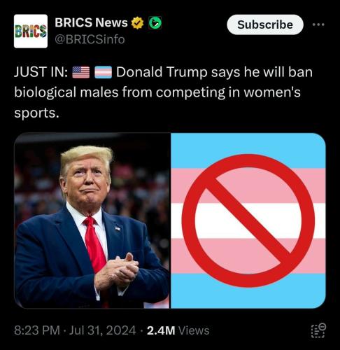 trunp sport ban g