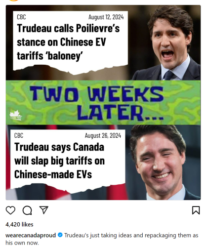 calls them his own
