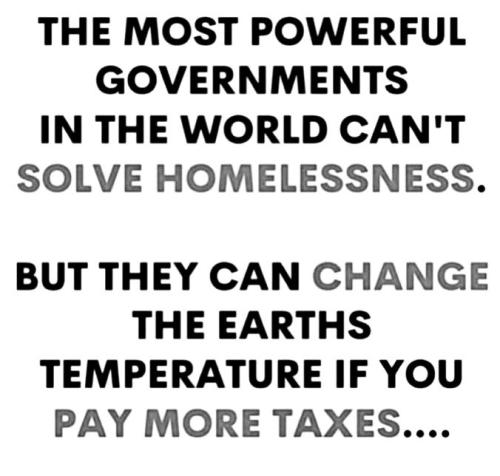 Govt Homeless Climate Change