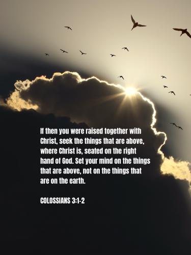 FAITH - Colossians 3.1-2