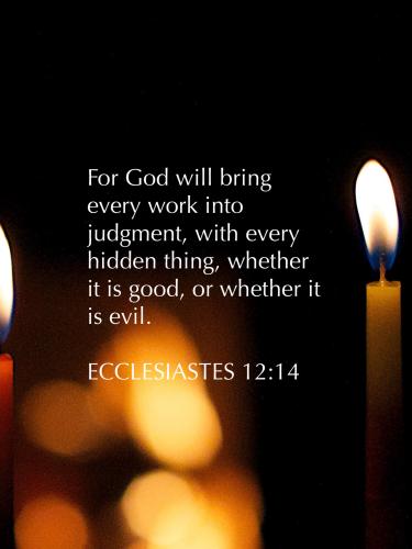 FAITH - Ecclesiastes 12.14