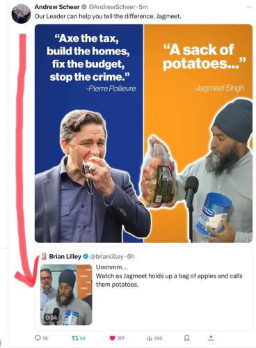 a sack of potatoes