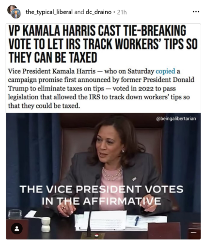 tax on tips