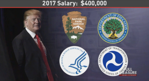 trump salary g