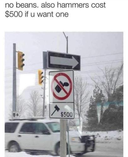 no beans