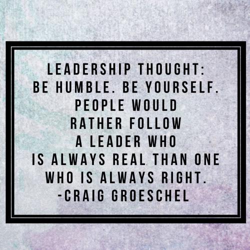 1-Leaders Be Yourself