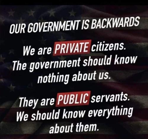 our government is backwards