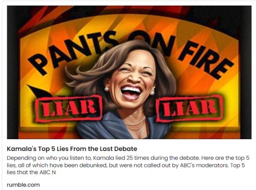 Kamala's Top 5 Lies screenshot