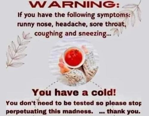 cold warning