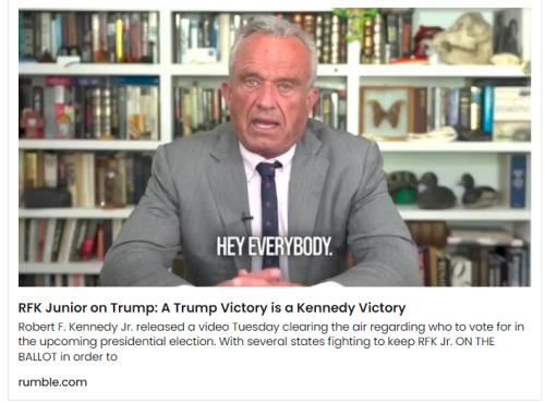 RFK Junior screenshot