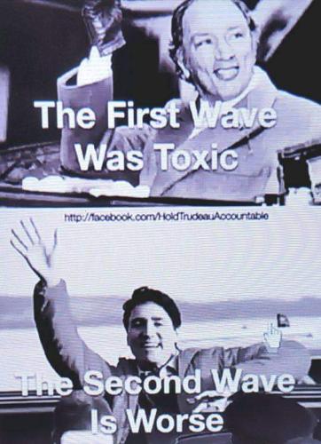 first and second wave