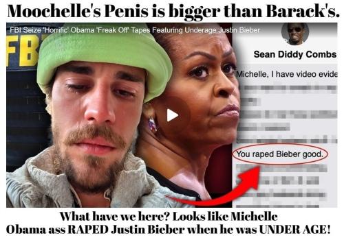 Moochelle's Penis is bigger than Barack's