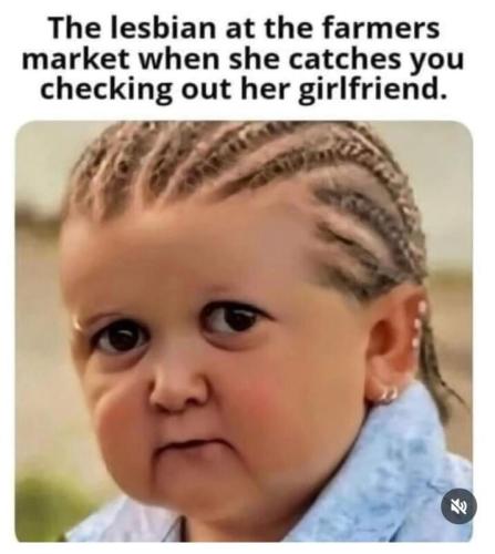 Lesbian at the farmers market