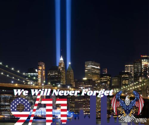 We will never forget 9/11 🙏 🇺🇸