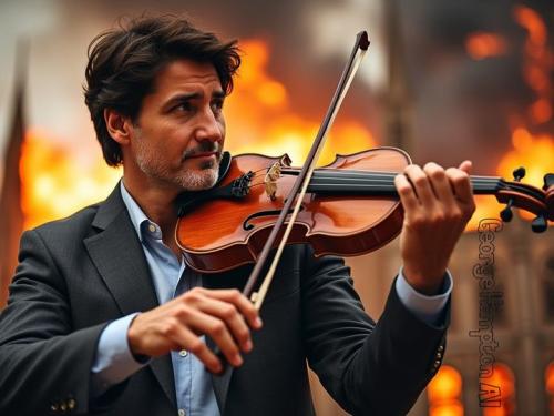 trudeau fiddles while Canada burns