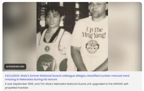 Classified Nuclear Manual Disappears under Walz screenshot