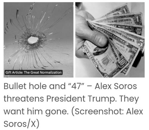 ALEX SOROS TRUMP
