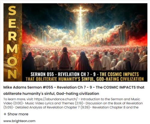 Mike Adams Sermon 055