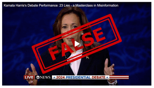 Liar Liar revisited Kamala Harris’s Debate Performance