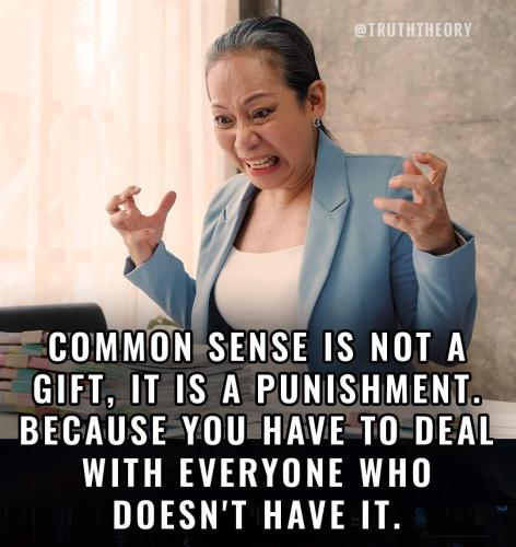 common sense