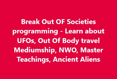 Break out of Socities programming