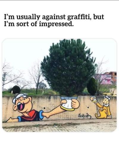against grafitti