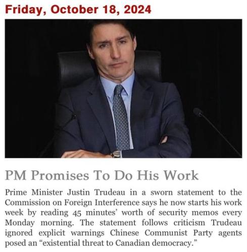 promises to do his work