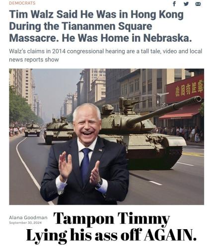 Liar LIar Tampon Timmy in China