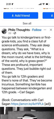 talk to 12th graders