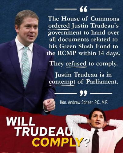 will trudeau comply