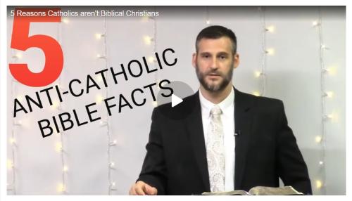 5 Reasons Catholics aren't Christians screenshot