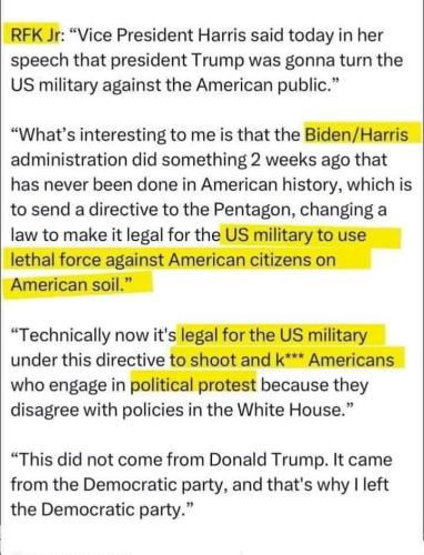 rfk speaks the truth