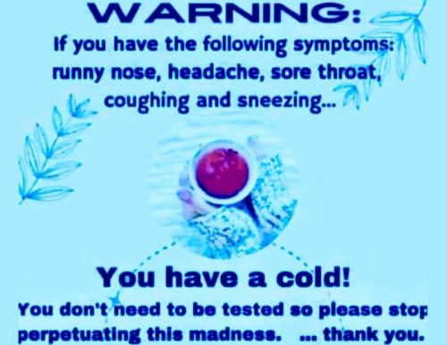 you have a cold