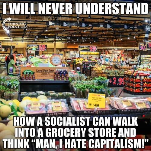 Socialists - grocery store hate
