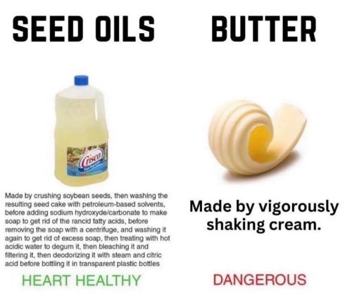 seed oils vs butter