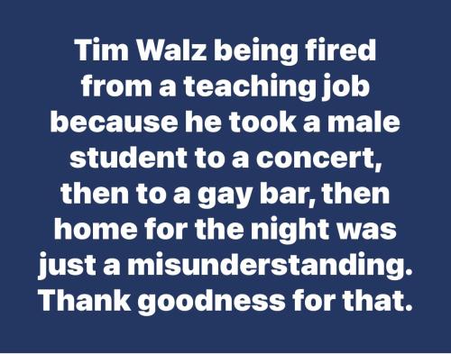 walz fired f