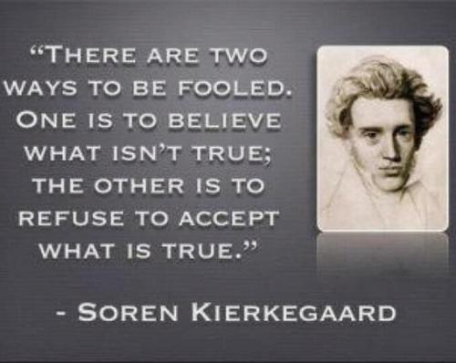 THERE ARE TWO WAYS TO BE FOOLED