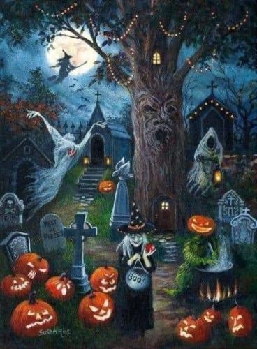 Halloween Scene