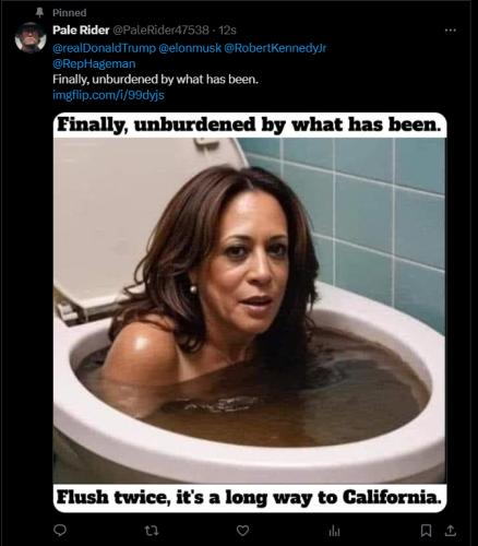 Pale Rider Unburdened tweet