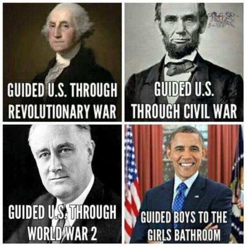 13226928_1022195244536807_6562970597008770650_n comparison of presidents washington lincoln FDR and obama girls bathroom lgbt