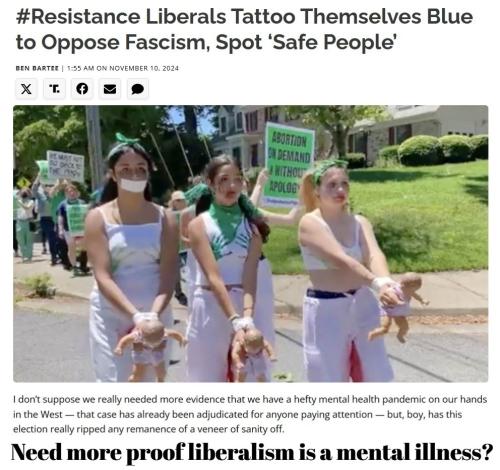 Need more proof liberalism is a mental illness PJ media