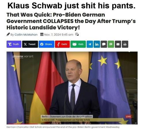 Klaus Schwab just shit his pants.