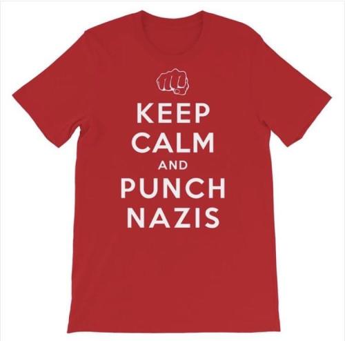 Keep calm and punch Nazis