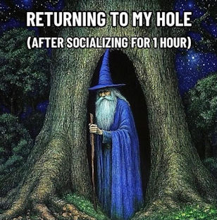 returning to my hole